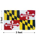 2'x3' Maryland Nylon Outdoor Flag